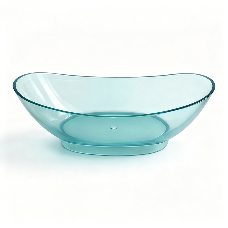 Transparent bathtub