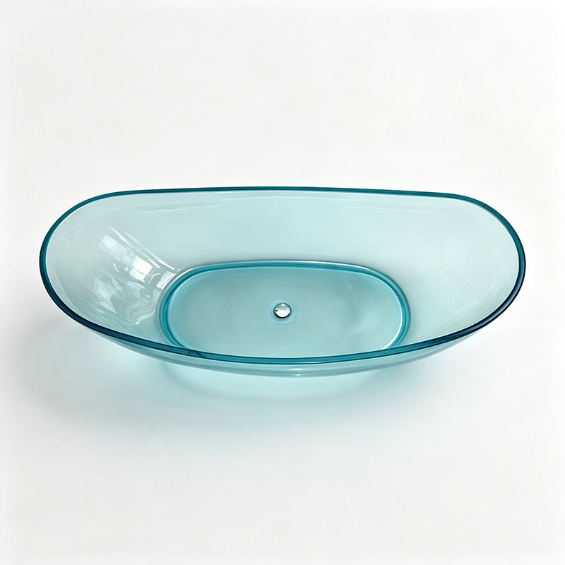 Transparent bathtub