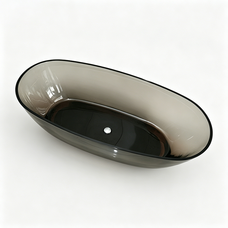 Transparent bathtub